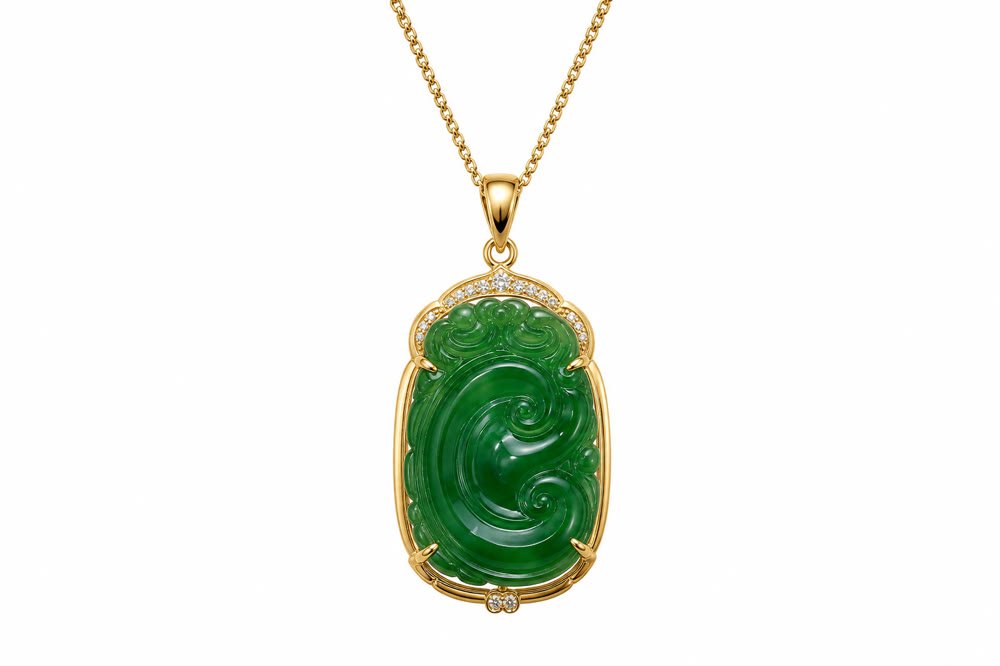 Imperial Jade Pendant Necklace