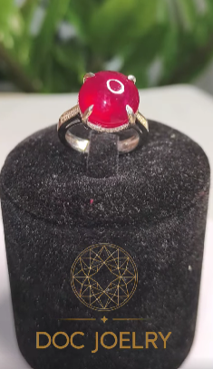 Crimson Crown Ruby Ring 