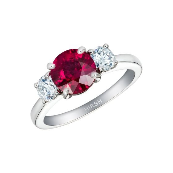 Jade & Ruby Dual Luxury Stone Ring
