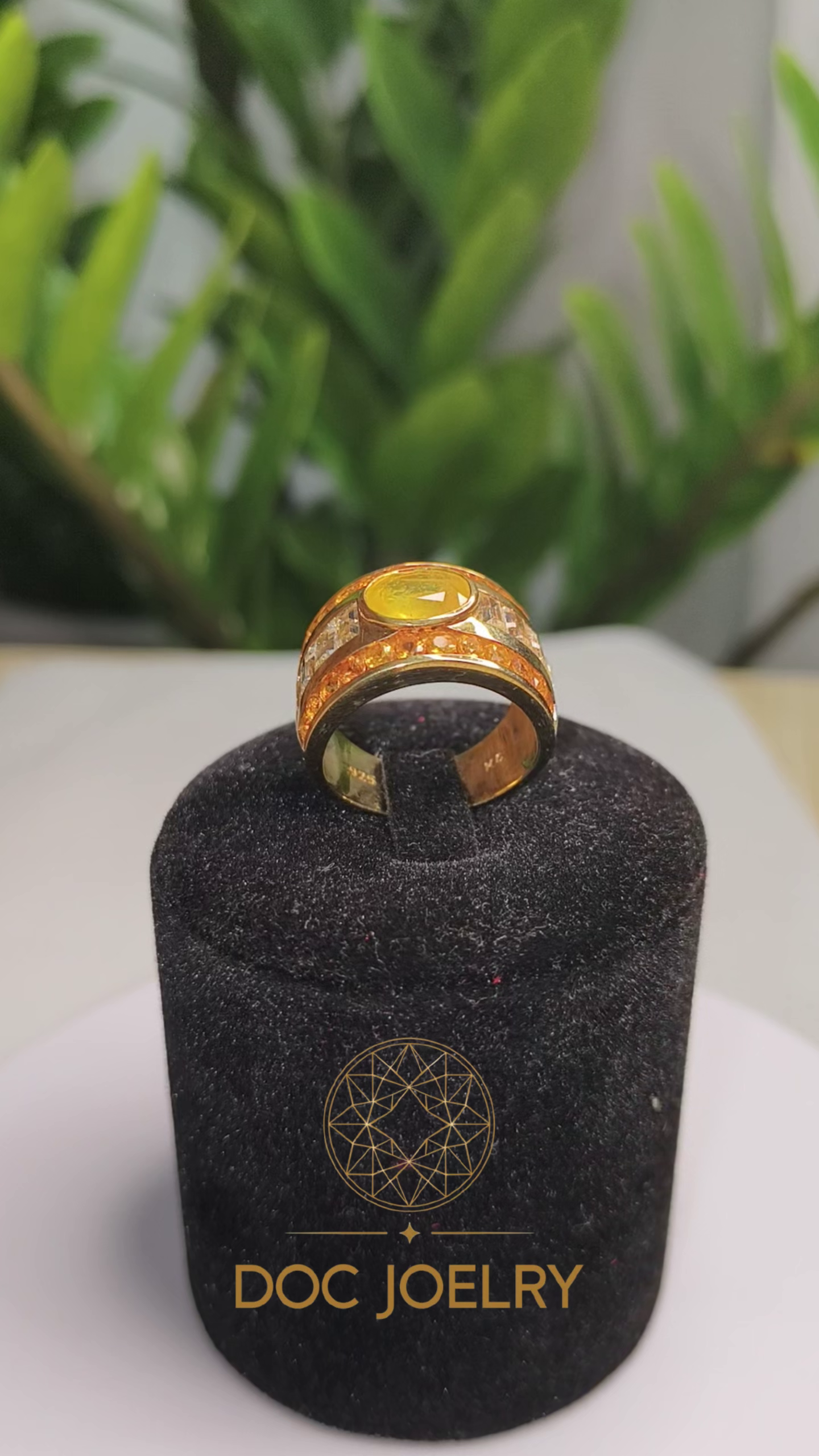 Sunfire Radiance Sapphire Ring 